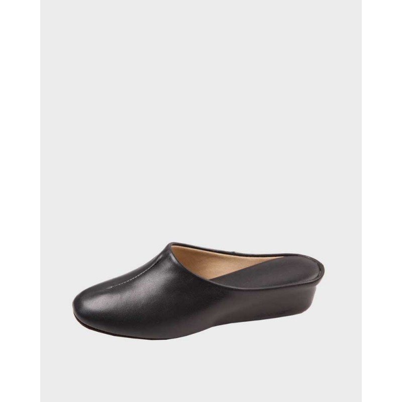 ZAPATILLA DE CASA GARZÓN PARA MUJER CHINELA DESCALZA HEBILLA MARINO